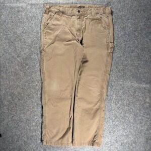 Carhartt Relaxed Fit Twill Utility Work Pants Khaki 38x30 BN0324M Workwear Gorp